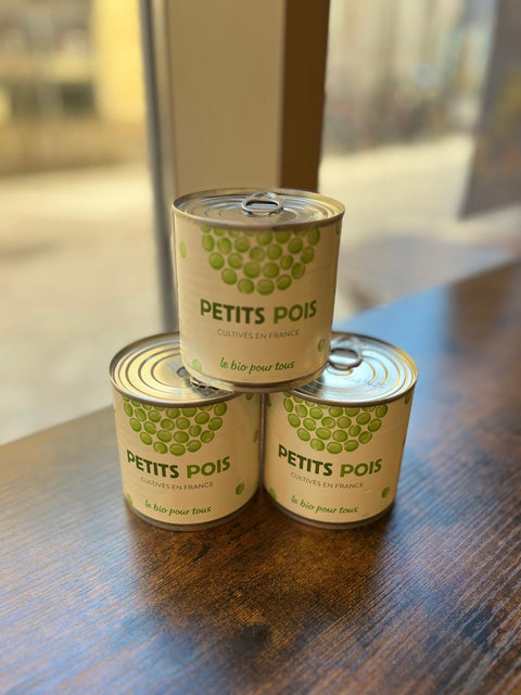 Petit pois au naturel 400g - Le bio pour tous