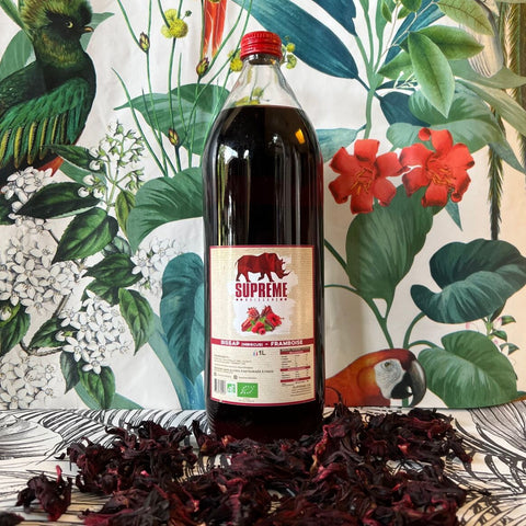 Sirop à l'hibiscus bio