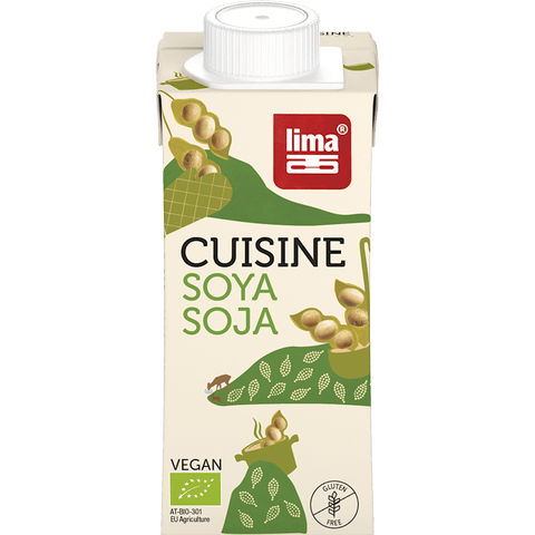 Crème de soja cuisine bio