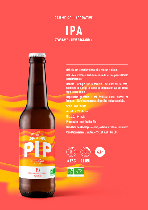 Bière Maison PIP bio