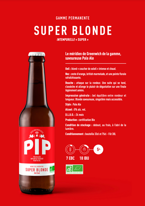 Bière Maison PIP bio