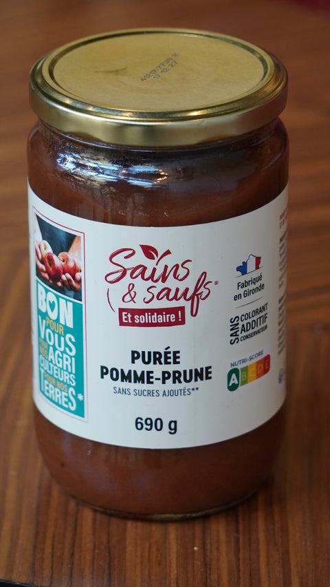 Compotes Anti-Gaspi – Sains & Saufs Blanquefort | Vanille, Poire, Banane, Fraise 250ml