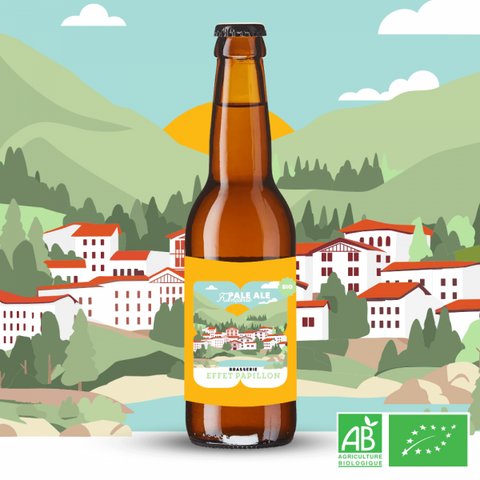 Bière brasserie effet papillon bio