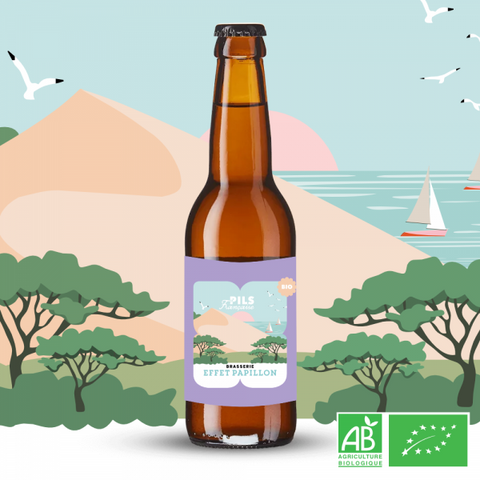 Bière brasserie effet papillon bio