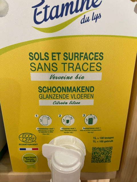 Nettoyant sols et surfaces verveine bio