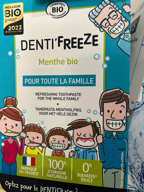 Denti'freeze menthe bio