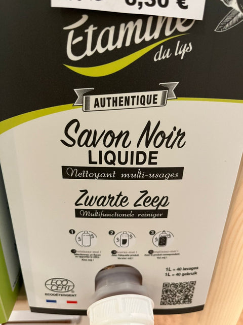 Savon noir liquide