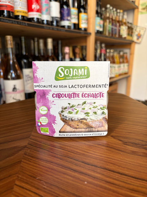 Spécialité Soja Lactofermenté Bio – Sojami | Ail & Fines Herbes, Ciboulette & Échalote À Tartiner 125g