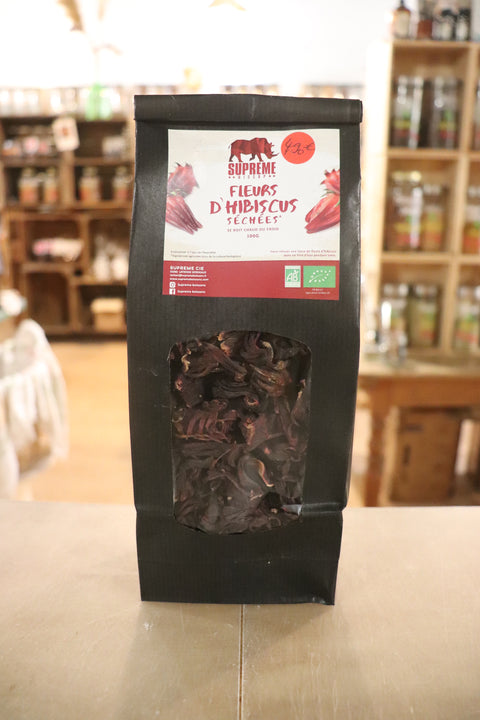 FLEURS D HIBISCUS SÉCHÉES 100G