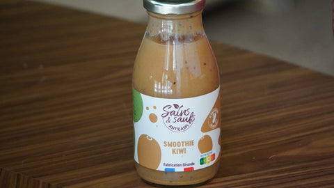 Smoothies Anti-Gaspi – Sains & Saufs Blanquefort | Abricot, Kiwi, Fraise 250ml