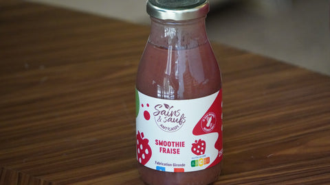 Smoothies Anti-Gaspi – Sains & Saufs Blanquefort | Abricot, Kiwi, Fraise 250ml