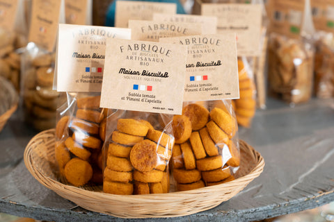 Sablés tomate et piment d'Espelette