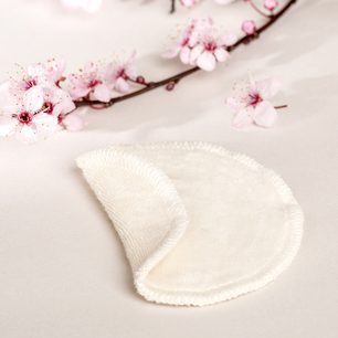 Lot de 4 lingettes biface - bio 100% coton écru