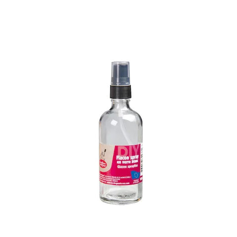 Flacon spray en verre blanc 100 ml