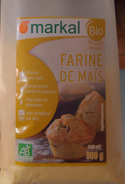 Farine de maïs bio