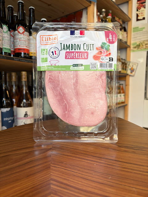 JAMBON CUIT SUPERIEUR  X4 TRANCHES ELIBIO